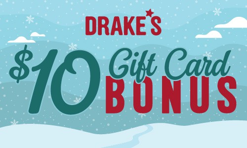 Drake's $10 Gift Card Bonus