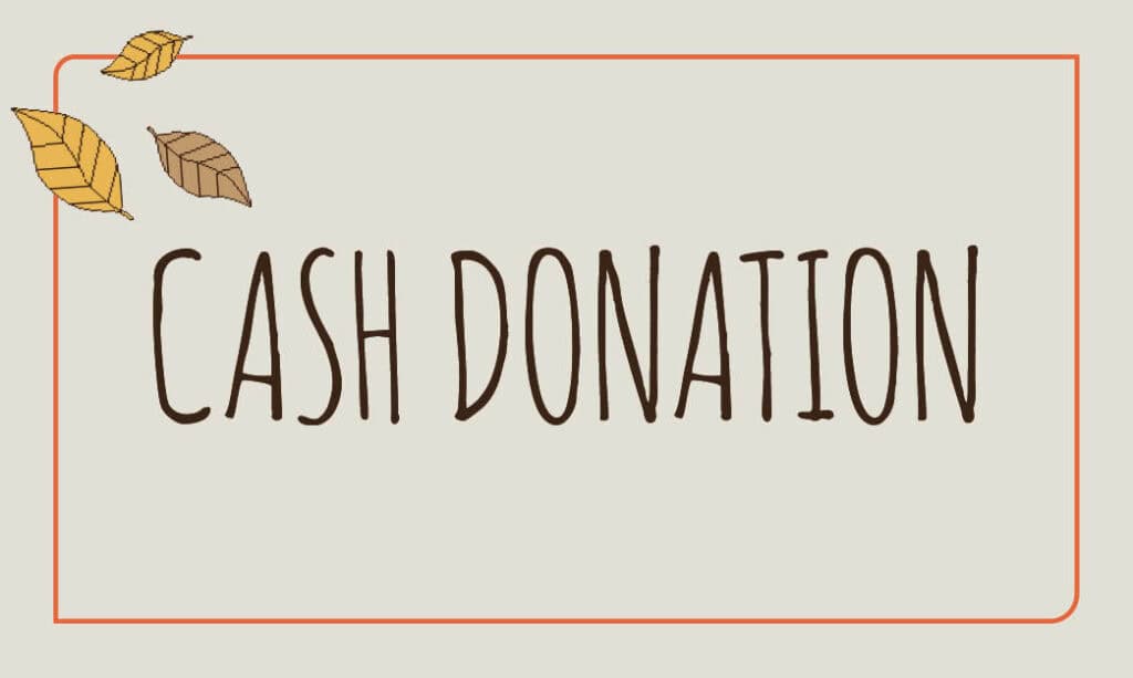 Cash Donation