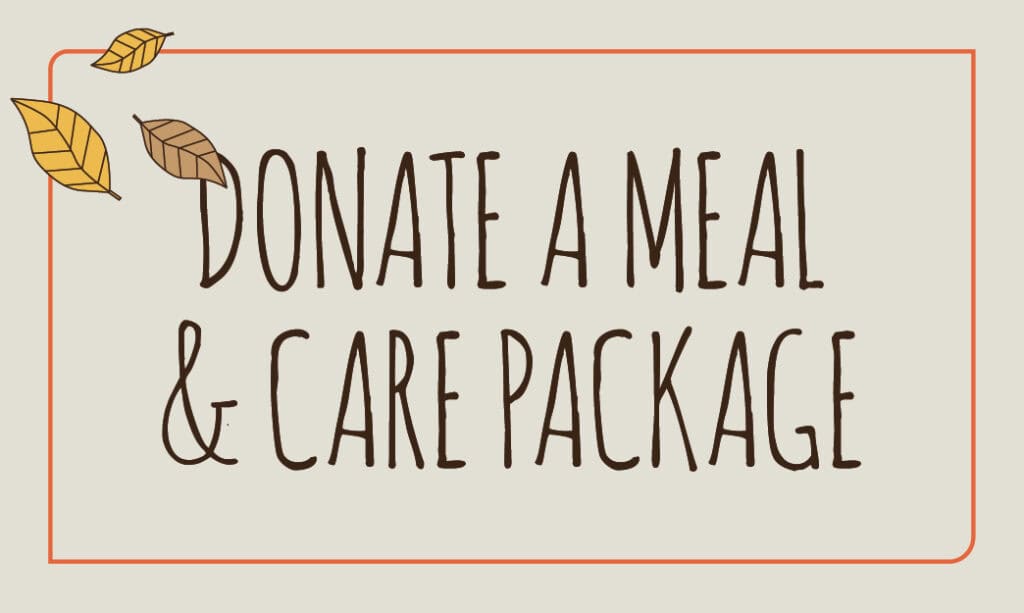 Donate a Meal and Care Package