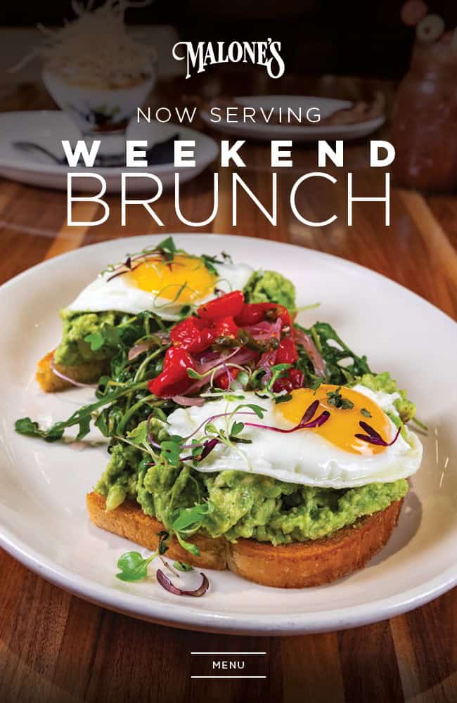 Weekend brunch! Check out our weekend brunch menus in our menus section.